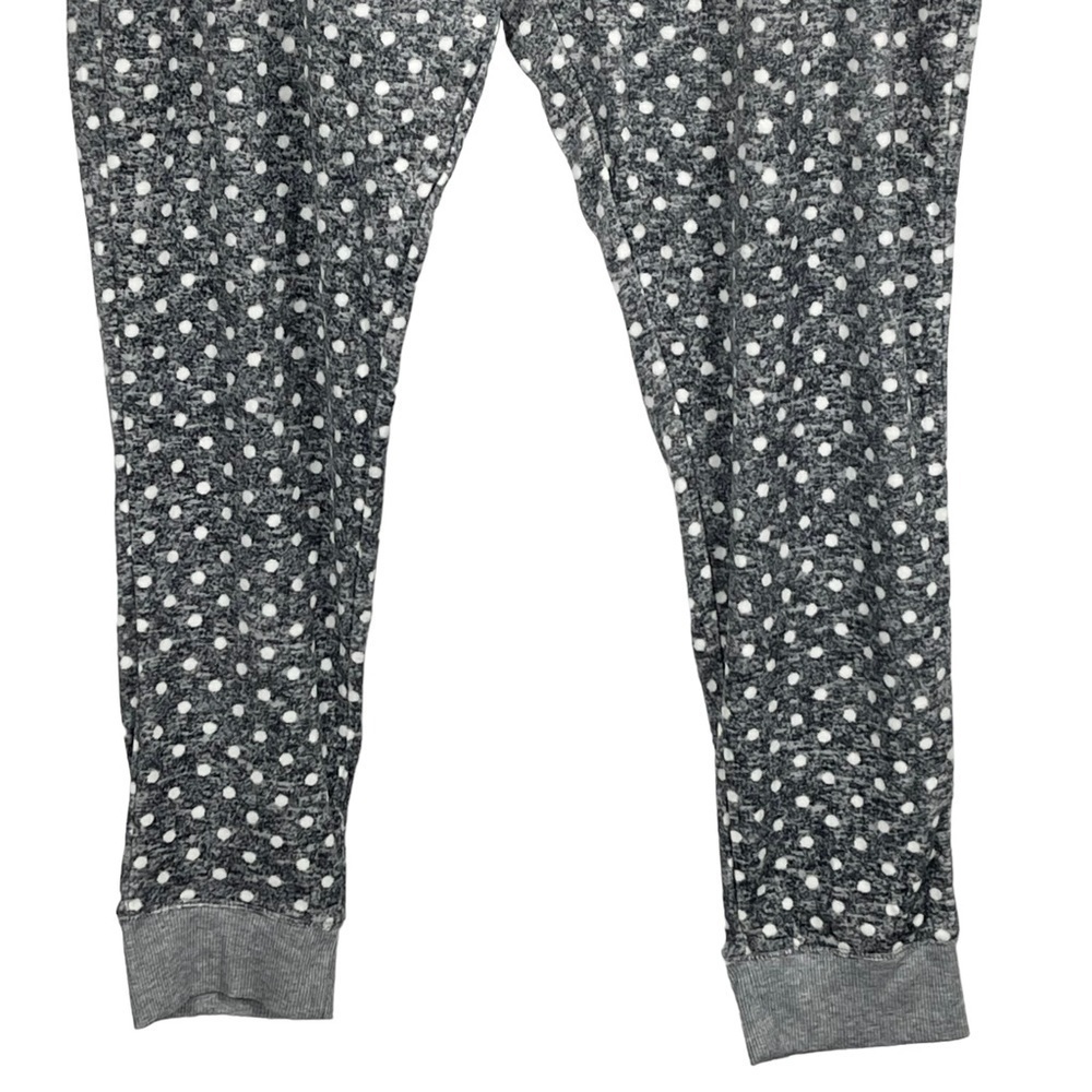 JANE & BLEECKER NIGHTY NIGHT FUZZY POLKA DOT MATCHING PAJAMA PJ SET - Picture 11 of 14